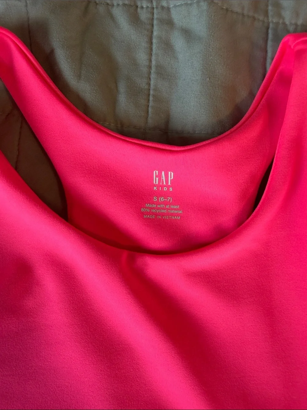 GAP Girls Hot Pink Sleeveless A-Line Dress- small (6/7)
